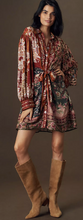 Load image into Gallery viewer, Farm Rio Winter Garden Mix Mini Dress