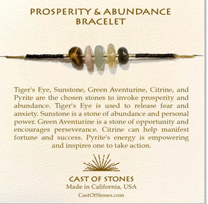 Cast of Stones Prosperity & Abundance Gemstone Bracelet