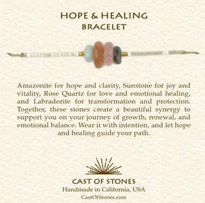 Cast of Stones Hope & Healing Gemstone Bracelet
