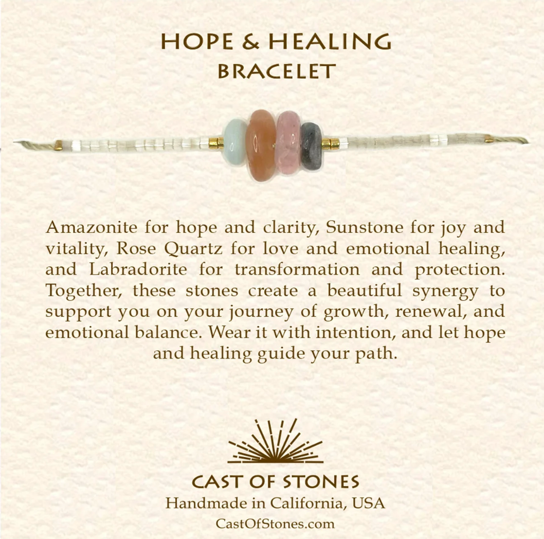 Cast of Stones Hope & Healing Gemstone Bracelet
