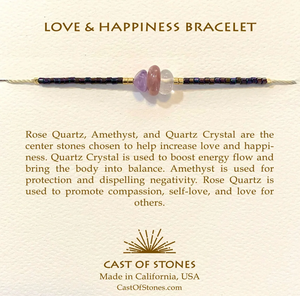 Cast of Stones Love & Happiness Gemstone Bracelet