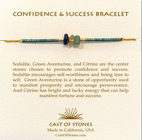 Cast of Stones Confidence & Sucess Gemstone Bracelet