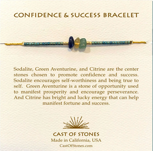 Cast of Stones Confidence & Sucess Gemstone Bracelet