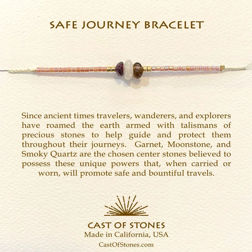 Cast of Stones Safe Journey Gemstone Bracelet