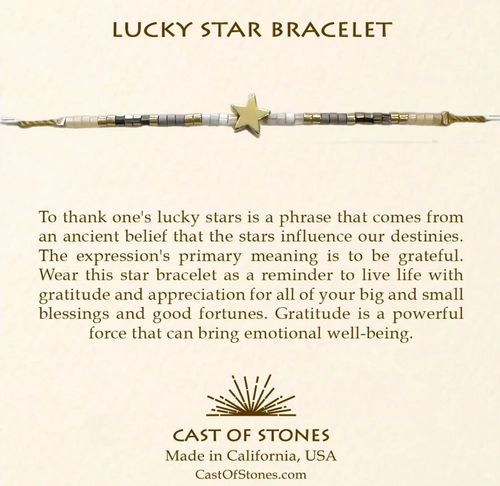 Cast of Stones Lucky Star Bracelet in Cosmic Light