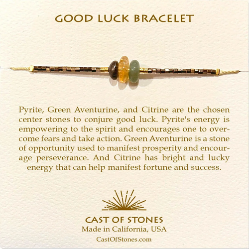 Cast of Stones Good Luck Gemstone Bracelet