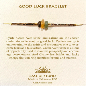 Cast of Stones Good Luck Gemstone Bracelet