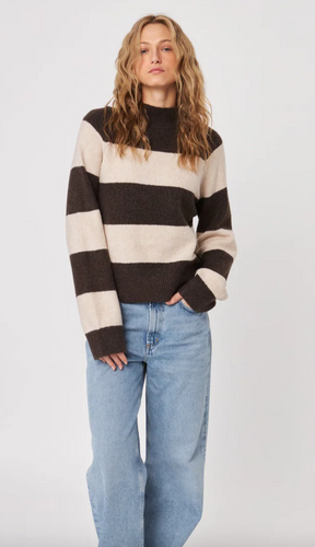 John + Jenn Edison Sweater in Iced Mocha