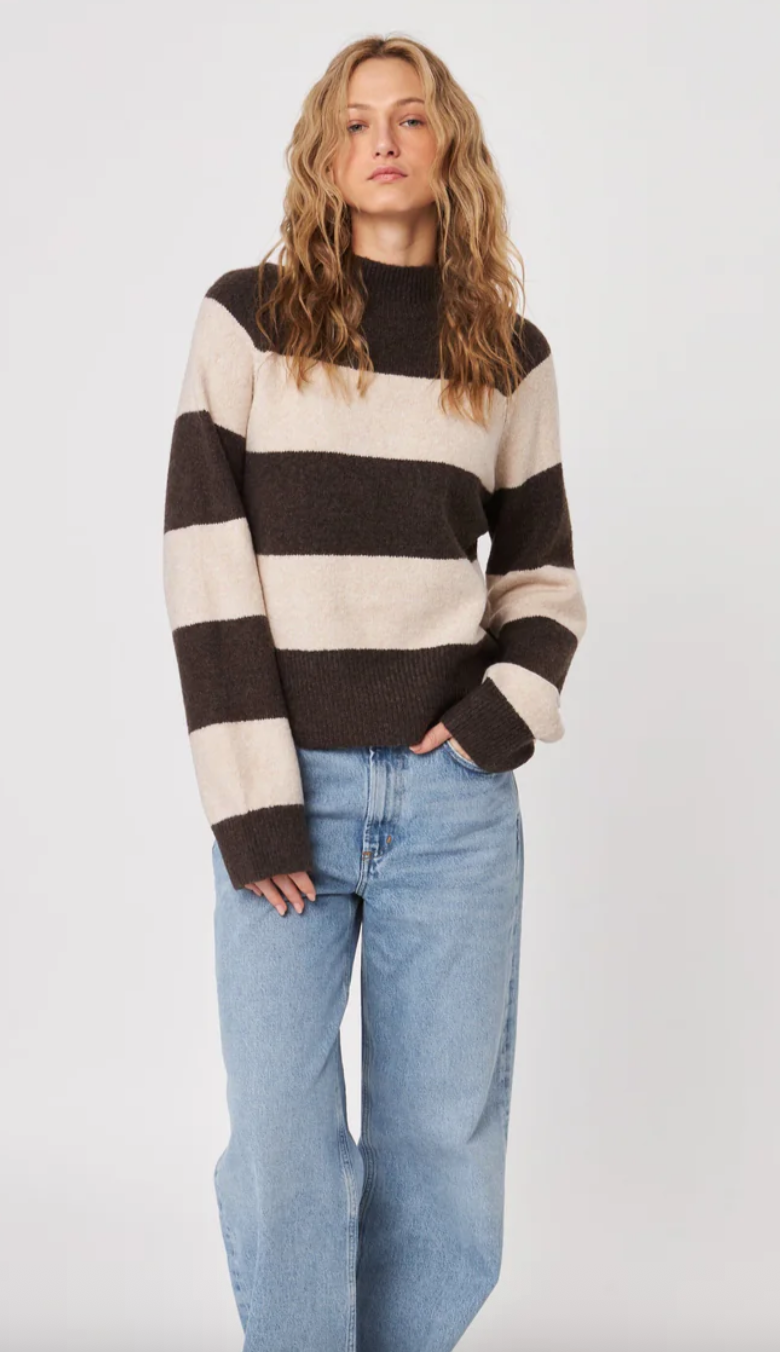 John + Jenn Edison Sweater in Iced Mocha