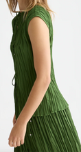 Load image into Gallery viewer, Scotch and Soda Micro Pleat Top With Ties
