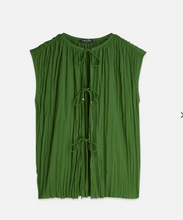 Load image into Gallery viewer, Scotch and Soda Micro Pleat Top With Ties