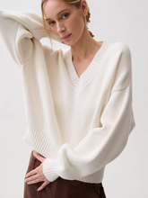 Load image into Gallery viewer, Pistola Nika Heavyweight V Neck Sweater