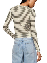 Load image into Gallery viewer, Z Supply Rosanna Stripe Sweater Top in Chalk