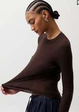 Load image into Gallery viewer, Pistola Juno Feather Weight Sweater in Mocha