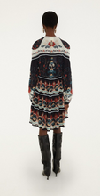 Load image into Gallery viewer, Farm Rio Nikita Winter Black Long Sleeve Mini Dress