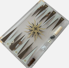 Load image into Gallery viewer, Maven Home Acrylic Backgammon Set, Compass