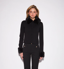 Load image into Gallery viewer, John + Jenn Clementine Sweater in Rich Caviar