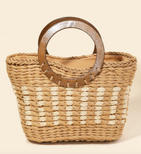 Load image into Gallery viewer, Anarchy Street Small Braided Round Handle Tote Bag