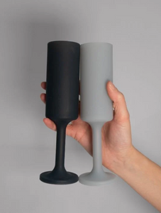 Porter Green Seff Silicone Unbreakable Champaign Flutes