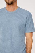 Load image into Gallery viewer, Rails Theo Short Sleeve Sweater in Blue Sky Heather