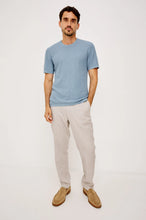 Load image into Gallery viewer, Rails Theo Short Sleeve Sweater in Blue Sky Heather