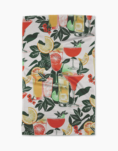 Geometry Summer Refreshments Tea Towel