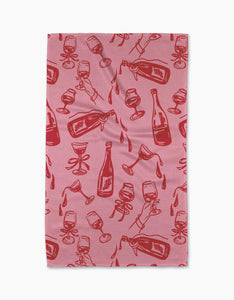 Geometry Wining and Dining Tea Towel