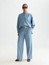 Load image into Gallery viewer, Scotch and Soda Denim Bib Shirt in Blue Moon
