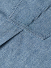 Load image into Gallery viewer, Scotch and Soda Denim Bib Shirt in Blue Moon