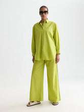 Load image into Gallery viewer, Scotch and Soda Cotton Voile Pull On Beach Pant in Green Oasis