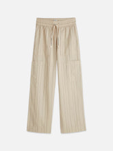 Load image into Gallery viewer, Scotch and Soda Noa Linen High-Rise Wide-Leg Relaxed Pull-On Pant in Fog