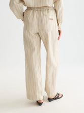 Load image into Gallery viewer, Scotch and Soda Noa Linen High-Rise Wide-Leg Relaxed Pull-On Pant in Fog