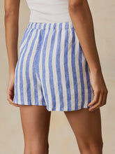Load image into Gallery viewer, Faherty Laguna Linen Montecito Short in Costal Calm Stripe