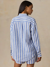 Load image into Gallery viewer, Faherty Laguna Linen Relaxed Shirt in Costal Calm Stripe
