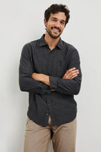 Load image into Gallery viewer, Rails Wyatt Shirt in Black Chambray