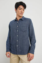 Load image into Gallery viewer, Rails Wyatt Shirt in Navy Etch