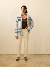 Load image into Gallery viewer, Faherty Highland Fairisle Cardigan in Lakeside Fairis