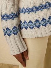 Load image into Gallery viewer, Faherty Highland Fairisle Cardigan in Lakeside Fairis