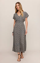 Load image into Gallery viewer, Z Supply Sanna Iris Floral Midi Dress in Eclipse