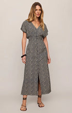 Load image into Gallery viewer, Z Supply Sanna Iris Floral Midi Dress in Eclipse