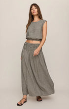 Load image into Gallery viewer, Z Supply Brooke Gingham Maxi Skirt in Black