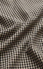 Load image into Gallery viewer, Z Supply Merit Cropped Gingham Linen Top in Black