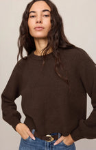 Load image into Gallery viewer, Z Supply Coming Up Sweater in Dark Chocolate