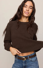 Load image into Gallery viewer, Z Supply Coming Up Sweater in Dark Chocolate