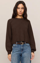 Load image into Gallery viewer, Z Supply Coming Up Sweater in Dark Chocolate