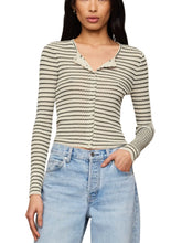 Load image into Gallery viewer, Z Supply Rosanna Stripe Sweater Top in Chalk