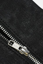 Load image into Gallery viewer, Curated Basics Waxed Cotton Dopp Kit in True Black