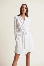 Load image into Gallery viewer, Skin Worldwide Double Layer Wrap Robe in White - FINAL SALE