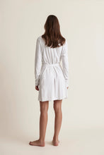 Load image into Gallery viewer, Skin Double Layer Wrap Robe in White
