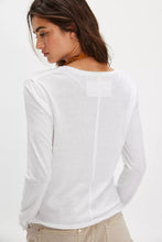 Load image into Gallery viewer, Free People We The Free Nova Long-Sleeve Tee in Ivory